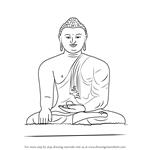 How to Draw a Buddha Meditating