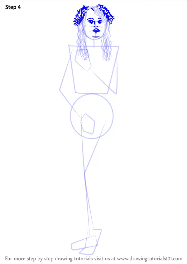 Learn How to Draw Aphrodite Goddess (Greek Gods) Step by Step : Drawing