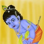 How to Draw Baby Krishna