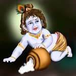 How to Draw Baby Lord Krishna