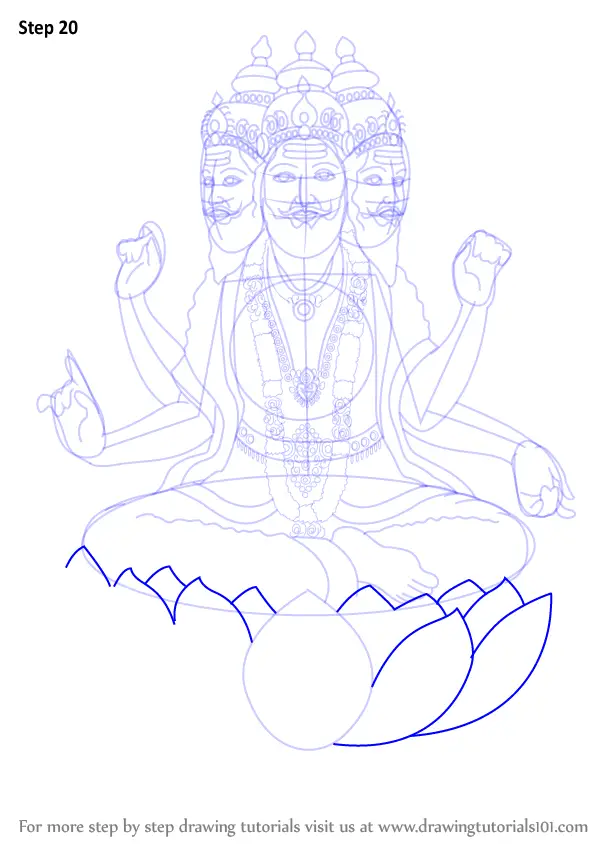 brahman hindu drawing