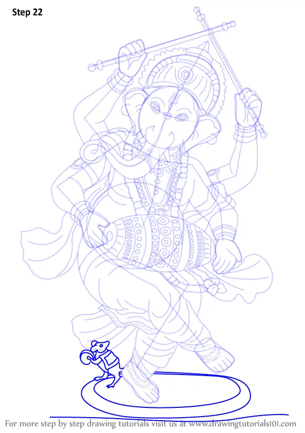 to step ganesha step draw how by face Step (Hinduism) Lord by How to Draw Learn Step Ganesha