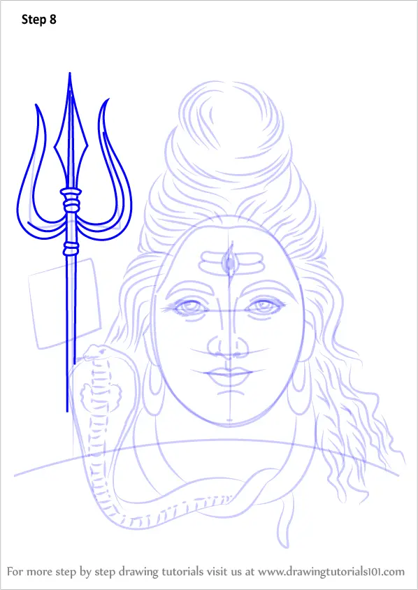 Blending Stumps,Fixative Spray Graphite And Charcoal Lord Shiva Adiyogi pencil  sketch on A3