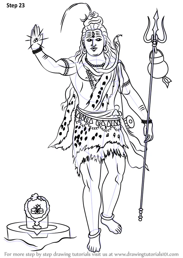 Lord Shiva Drawing by Tanuja Rangarao  Pixels