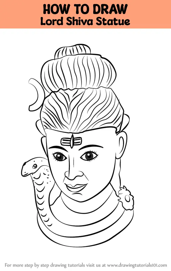 How to draw lord shiva, Mahashivratri drawing, Shiva drawing outline, Shiva  drawing step by step - YouTube