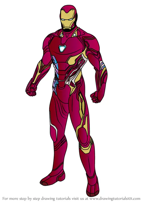 Newest For Iron Man Drawing Endgame