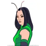 How to Draw Mantis from Avengers Endgame