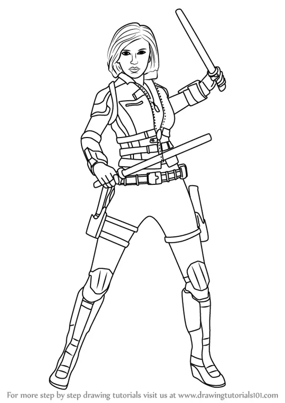Download 288+ Avengers Black Widow Coloring Pages PNG PDF File