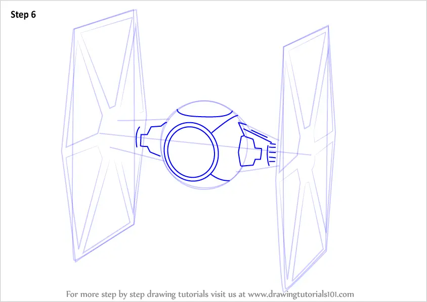 How to Draw TIE Fighter from Star Wars The Force Awakens (Star Wars