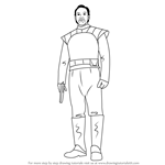 How to Draw Bail Organa from Star Wars