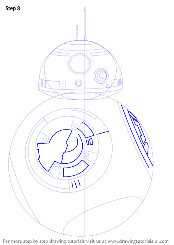 by step bb 8 to step draw how by Step from How Wars) BB Draw Learn Wars (Star 8 to Star