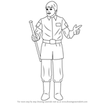 How to Draw General Crix Madine from Star Wars