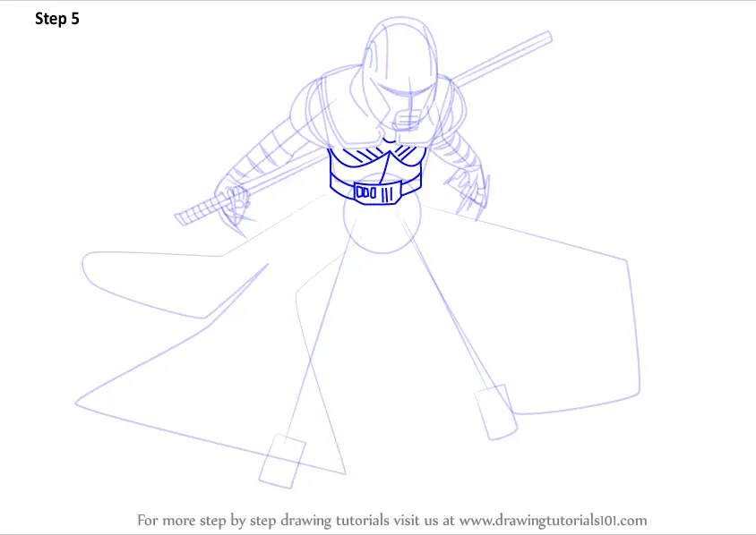 How To Draw Starkiller From Star Wars Star Wars Step By Step