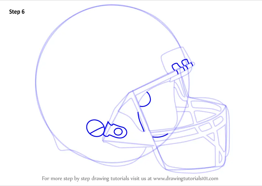 How to Draw Baseball Helmet (Helmets) Step by Step ...