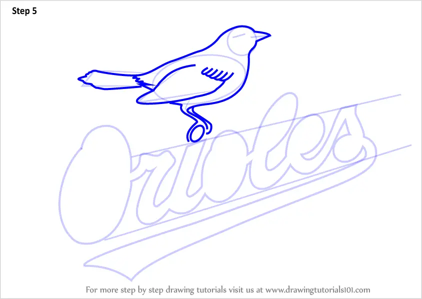 How to Draw Baltimore Orioles, Baseball Logos