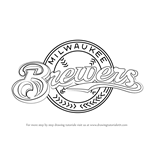 How to Draw Milwaukee Brewers Logo