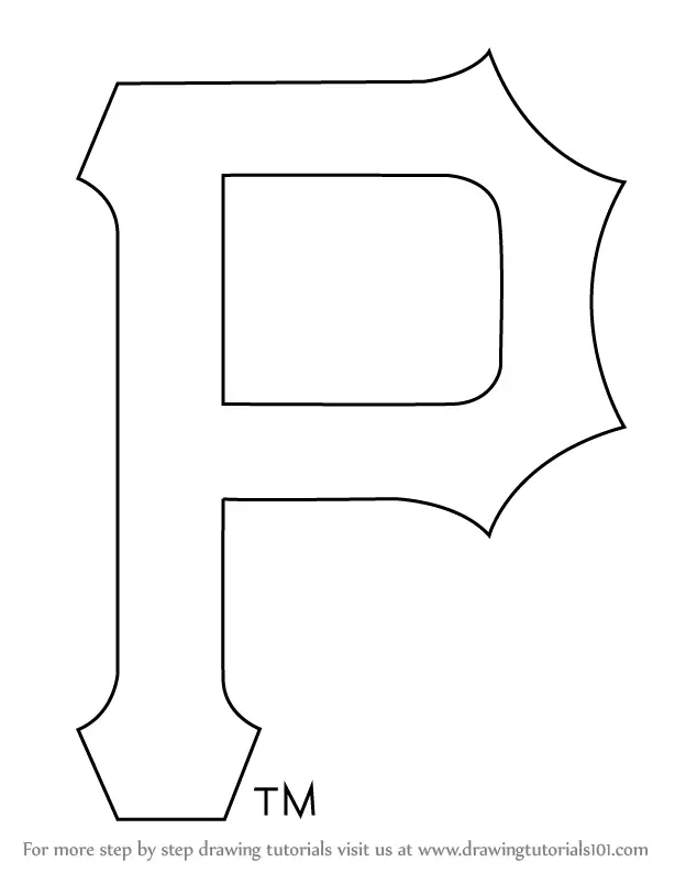 pittsburgh pirates logo black and white