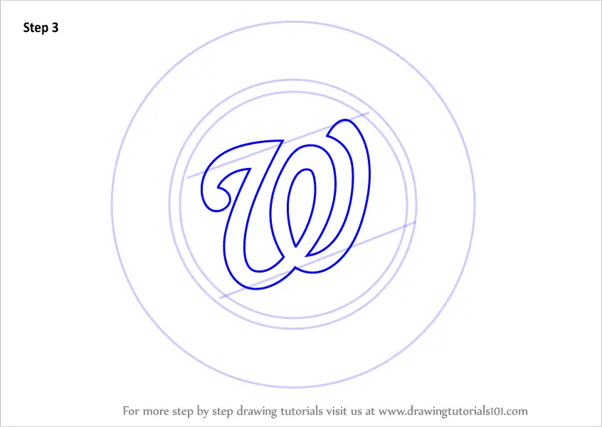 Learn How to Draw Washington Nationals Logo (MLB) Step by Step ...