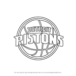 How to Draw Detroit Pistons Logo