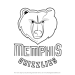 How to Draw Memphis Grizzlies Logo