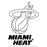 How to Draw Miami Heat Logo