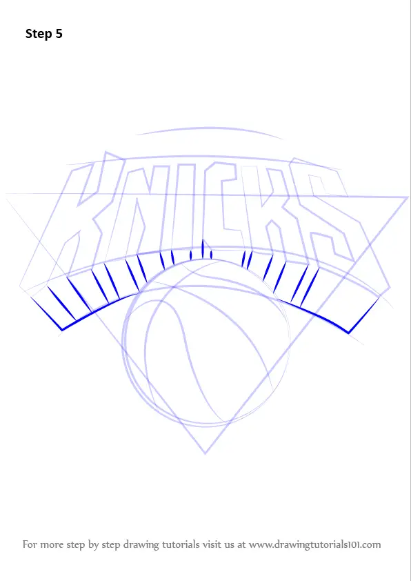 Learn How to Draw New York Knicks Logo (NBA) Step by Step ...