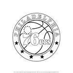 How to Draw Philadelphia 76ers Logo