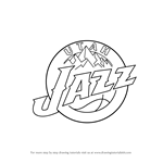 How to Draw Utah Jazz Logo