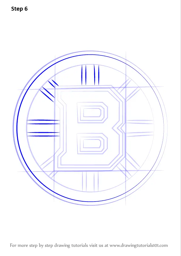 How to Draw Boston Bruins, Hockey Logos