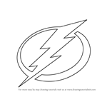 How to Draw Tampa Bay Lightning Logo