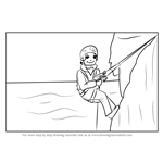 How to Draw a Rock Climber