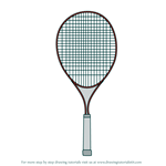 How to Draw Tennis Racket