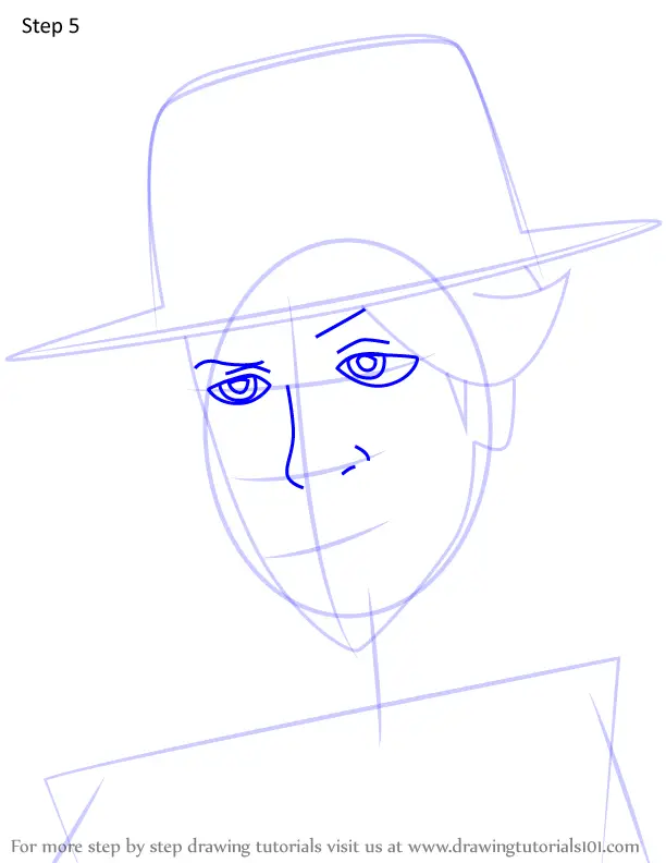 How to Draw Dash Haber from Carmen Sandiego (Carmen Sandiego) Step by ...