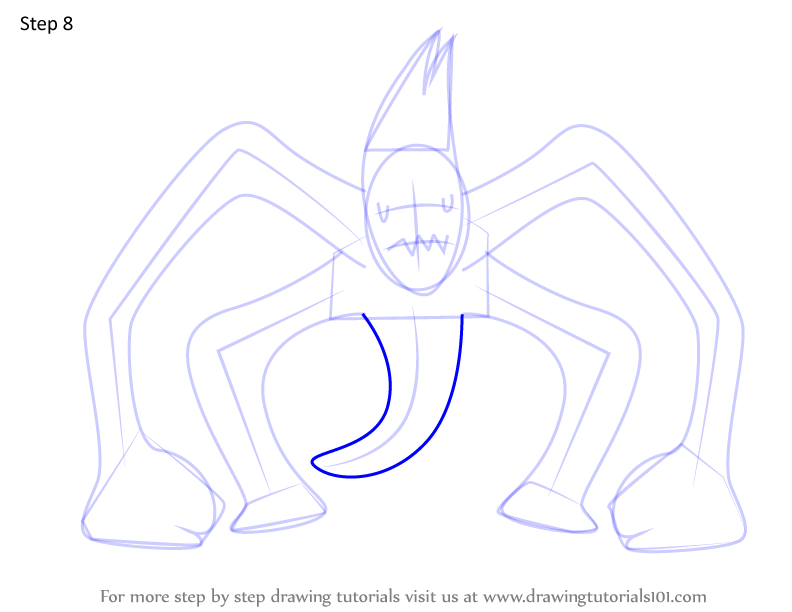 How To Draw The Mind Flayer Stranger Things Stranger Things Step By