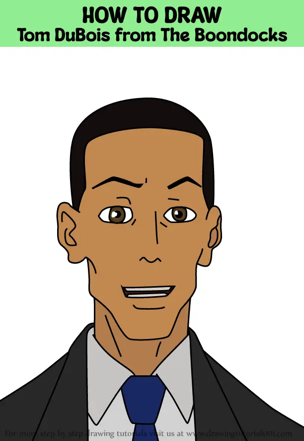 How To Draw Tom Dubois From The Boondocks The Boondocks Step By Step