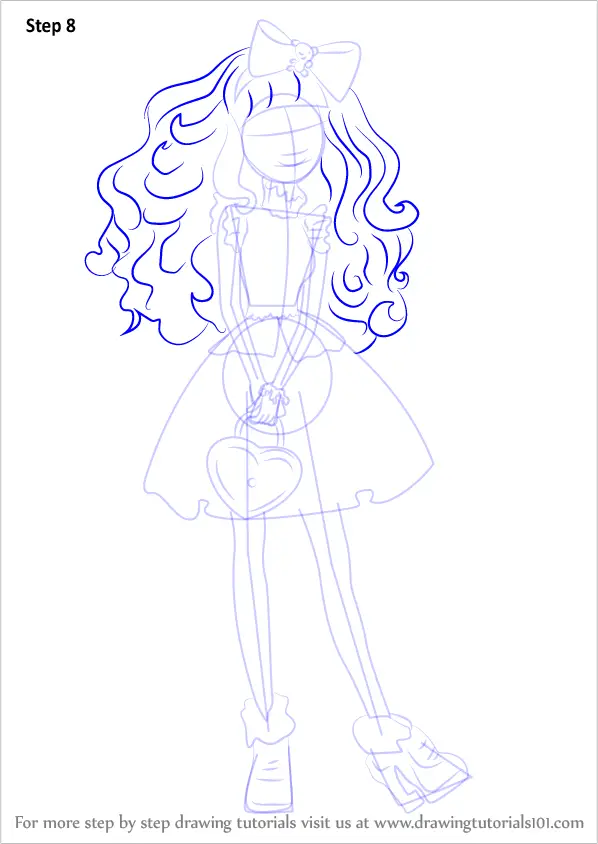 ever after high blondie locks coloring pages