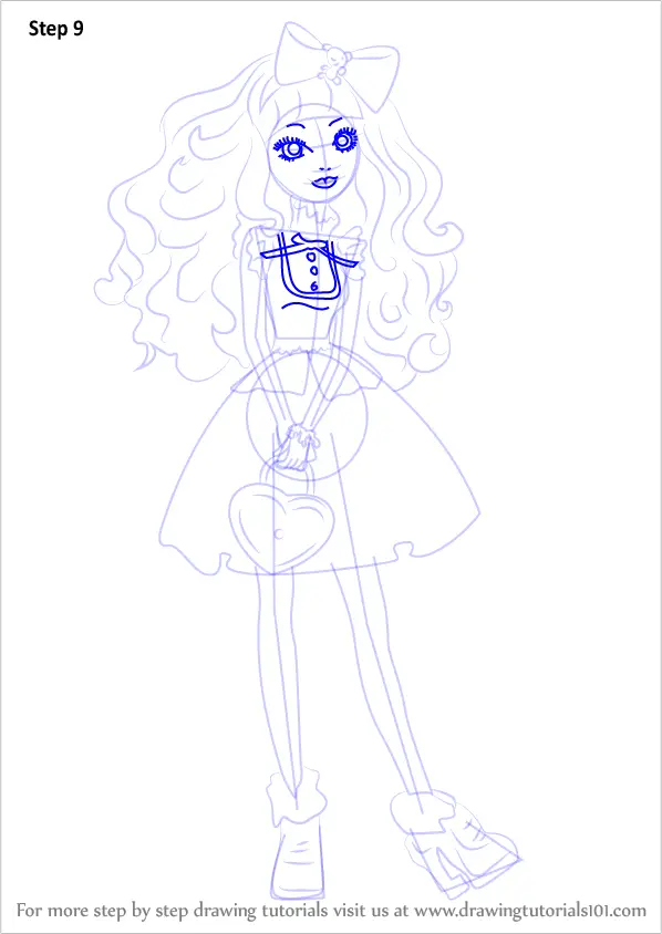 ever after high blondie locks coloring pages