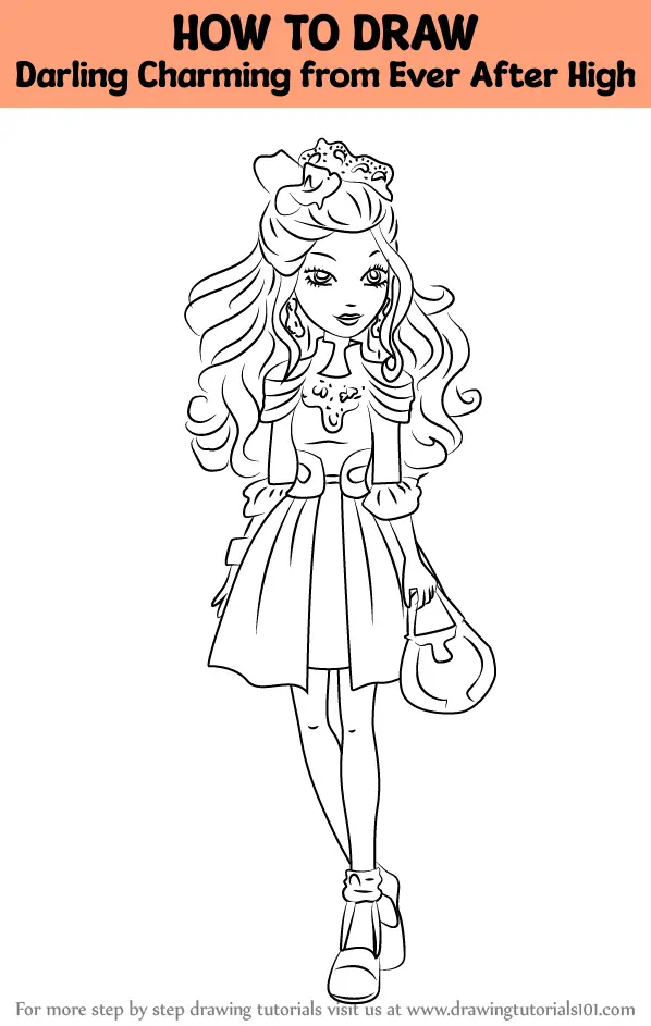 How to Draw Darling Charming from Ever After High (Ever After High ...