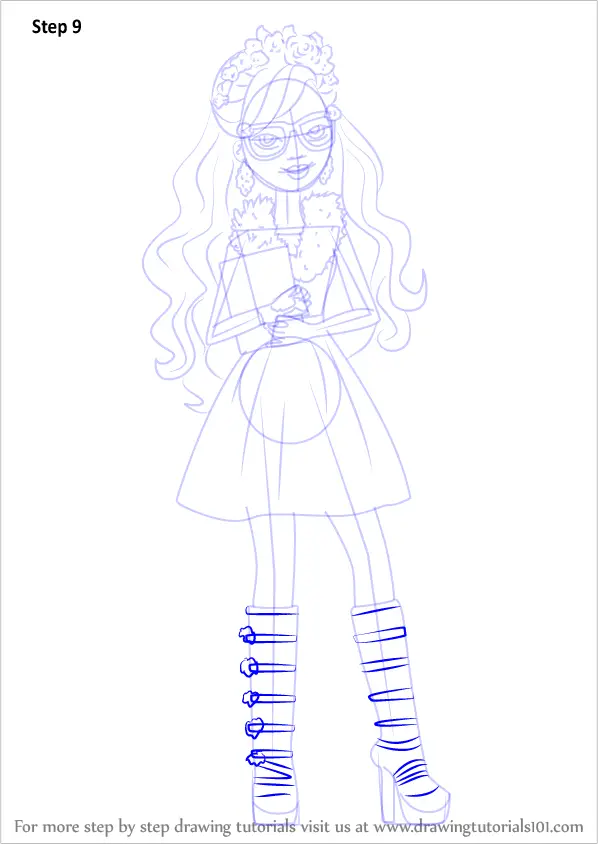 How To Draw Rosabella Beauty From Ever After High Ever After High Step By Step