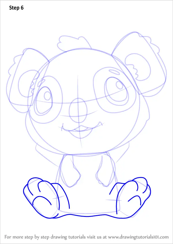 How to Draw Koalabee from Hatchimals (Hatchimals) Step by Step ...