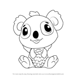 How to Draw Koalabee from Hatchimals