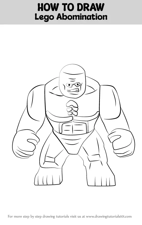 abomination lego coloring pages