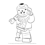 How to Draw Lego Brainiac