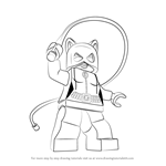 How to Draw Lego Catwoman