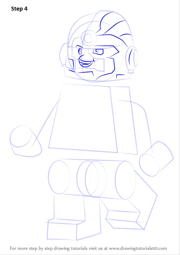 lego cyborg coloring pages