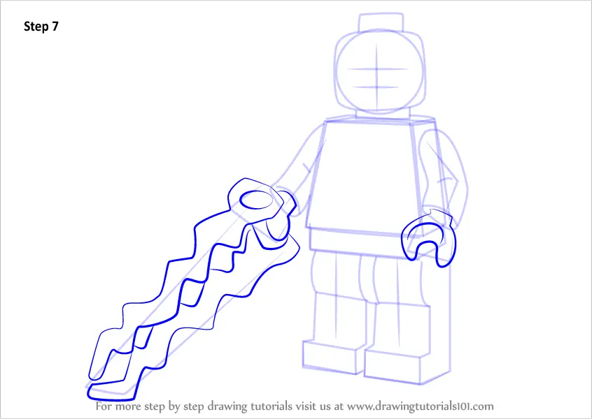 how to draw lego figures