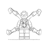How to Draw Lego Iron Spider