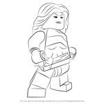 How to Draw Lego Jessica Jones
