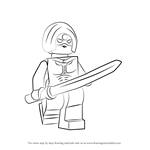How to Draw Lego Katana