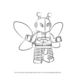 How to Draw Lego Killer Moth